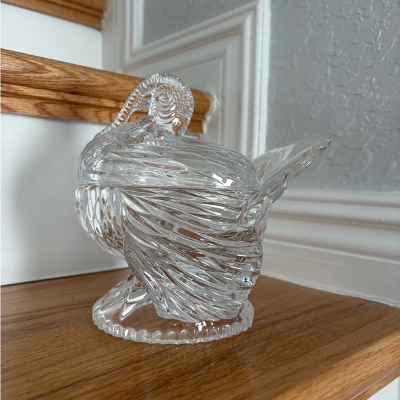 Other - A Shannon Crystal by Godinger 24% Lead Crystal Covered Turkey Dish